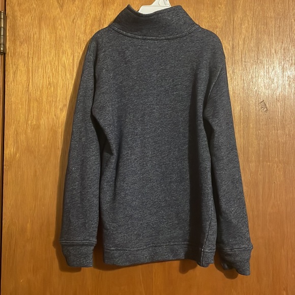 •CHILDRENS PLACE•NWOT LITTLE BOYS' HEATHERED BLUE 1/4 ZIP PULLOVER SIZE 7/8(MED) - Picture 6 of 6